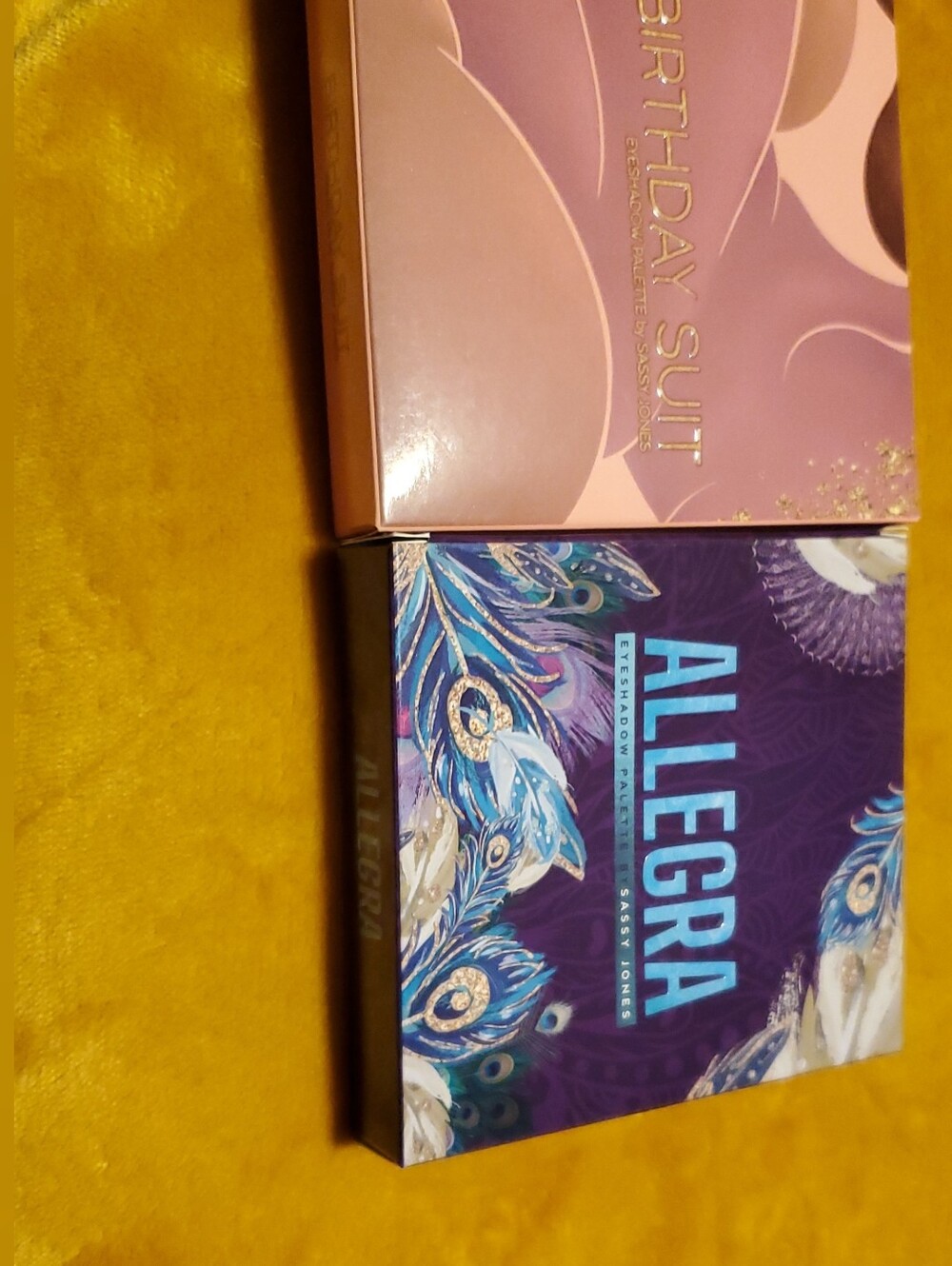 Set Of Two Sassy Jones Luxury Eyeshadow Pallettes